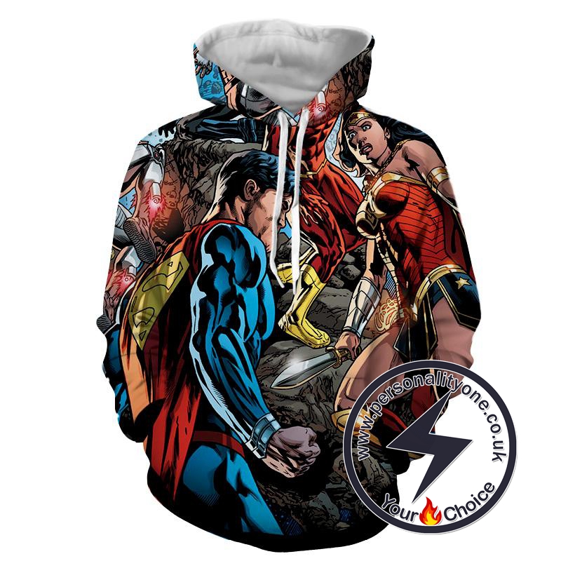 Justice League - Justice League 3D - Justice League Hoodies